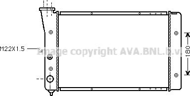 Ava Quality Cooling VN2123 - Hladnjak, hladjenje motora www.molydon.hr