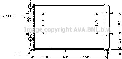 Ava Quality Cooling VN2179 - Hladnjak, hladjenje motora www.molydon.hr