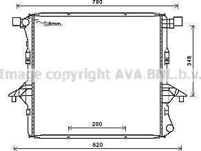 Ava Quality Cooling VN2363 - Hladnjak, hladjenje motora www.molydon.hr