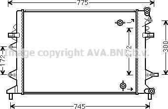 Ava Quality Cooling VN2370 - Hladnjak, hladjenje motora www.molydon.hr