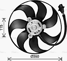 Ava Quality Cooling VN7553 - Ventilator, hladjenje motora www.molydon.hr