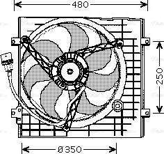 Ava Quality Cooling VN7506 - Ventilator, hladjenje motora www.molydon.hr