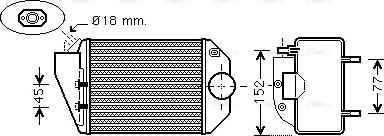 Ava Quality Cooling VNA4221 - Intercooler, hladnjak www.molydon.hr