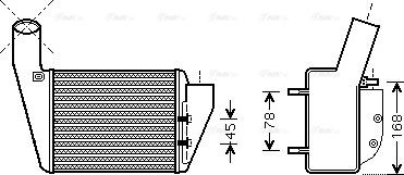 Ava Quality Cooling VNA4222 - Intercooler, hladnjak www.molydon.hr