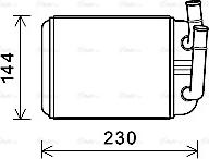 Ava Quality Cooling VNA6381 - Izmjenjivač topline, grijanje unutrasnjeg prostora www.molydon.hr