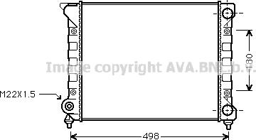 Ava Quality Cooling VNA2070 - Hladnjak, hladjenje motora www.molydon.hr