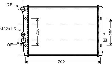 Ava Quality Cooling VNA2193 - Hladnjak, hladjenje motora www.molydon.hr