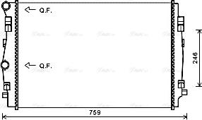 Ava Quality Cooling VNA2344 - Hladnjak, hladjenje motora www.molydon.hr