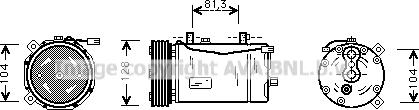 Ava Quality Cooling VNK164 - Kompresor, klima-Uređaj www.molydon.hr