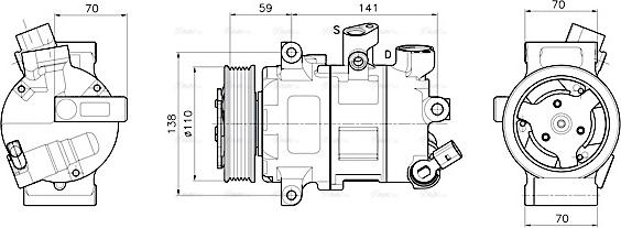 Ava Quality Cooling VNAK341 - Kompresor, klima-Uređaj www.molydon.hr