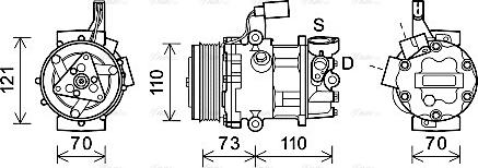 Ava Quality Cooling VNAK375 - Kompresor, klima-Uređaj www.molydon.hr