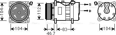 Ava Quality Cooling VNAK288 - Kompresor, klima-Uređaj www.molydon.hr