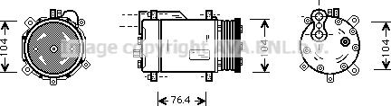 Ava Quality Cooling VNK170 - Kompresor, klima-Uređaj www.molydon.hr