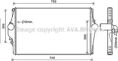 Ava Quality Cooling VO4189 - Intercooler, hladnjak www.molydon.hr