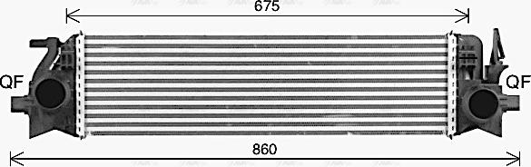 Ava Quality Cooling VO4305 - Intercooler, hladnjak www.molydon.hr