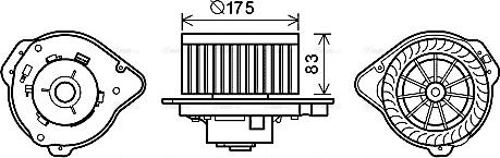 Ava Quality Cooling VO8174 - Ventilator kabine/unutrasnjeg prostora www.molydon.hr