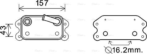 Ava Quality Cooling VO3169 - Uljni hladnjak, ulje za motor www.molydon.hr