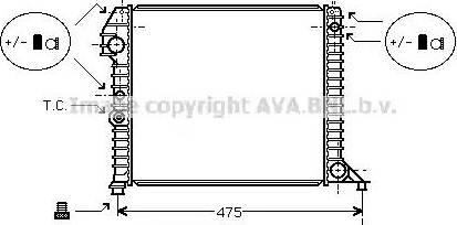 Ava Quality Cooling VO 2056 - Hladnjak, hladjenje motora www.molydon.hr