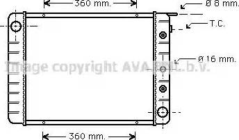 Ava Quality Cooling VO 2051 - Hladnjak, hladjenje motora www.molydon.hr