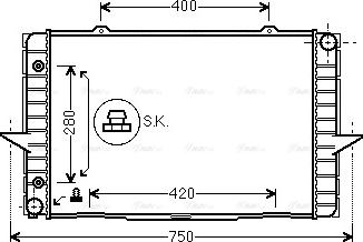 Ava Quality Cooling VO 2064 - Hladnjak, hladjenje motora www.molydon.hr