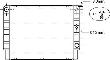 Ava Quality Cooling VO 2087 - Hladnjak, hladjenje motora www.molydon.hr