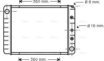 Ava Quality Cooling VO 2039 - Hladnjak, hladjenje motora www.molydon.hr