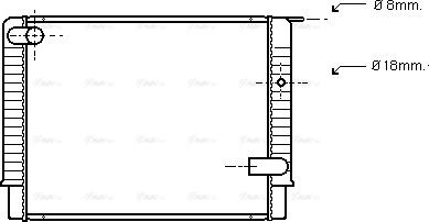 Ava Quality Cooling VO 2033 - Hladnjak, hladjenje motora www.molydon.hr