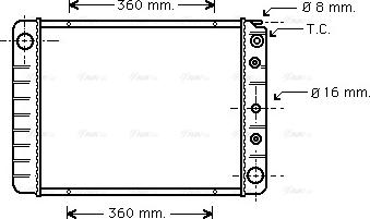 Ava Quality Cooling VO 2028 - Hladnjak, hladjenje motora www.molydon.hr