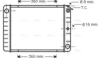 Ava Quality Cooling VO 2027 - Hladnjak, hladjenje motora www.molydon.hr