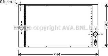 Ava Quality Cooling VO 2141 - Hladnjak, hladjenje motora www.molydon.hr