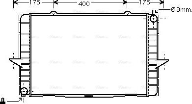 Ava Quality Cooling VO 2148 - Hladnjak, hladjenje motora www.molydon.hr