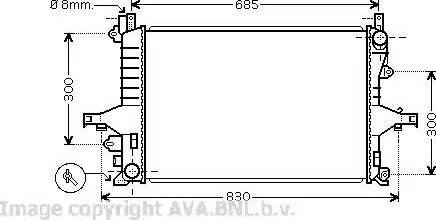 Ava Quality Cooling VO 2114 - Hladnjak, hladjenje motora www.molydon.hr