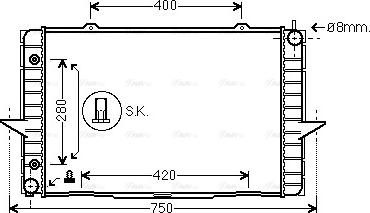 Ava Quality Cooling VO 2118 - Hladnjak, hladjenje motora www.molydon.hr