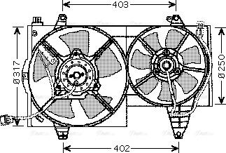 Ava Quality Cooling VO 7505 - Ventilator, hladjenje motora www.molydon.hr