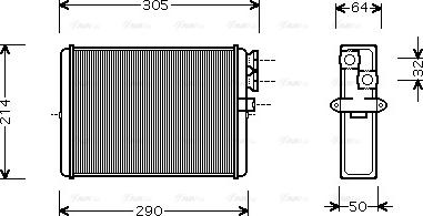 Ava Quality Cooling VOA6110 - Izmjenjivač topline, grijanje unutrasnjeg prostora www.molydon.hr