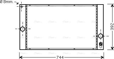 Ava Quality Cooling VOA2141 - Hladnjak, hladjenje motora www.molydon.hr