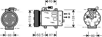 Ava Quality Cooling VO K101 - Kompresor, klima-Uređaj www.molydon.hr