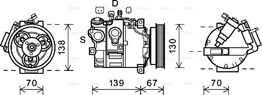 Ava Quality Cooling VOK167 - Kompresor, klima-Uređaj www.molydon.hr