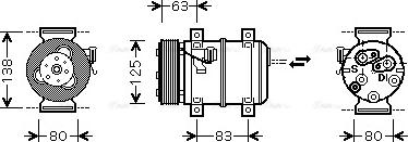 Ava Quality Cooling VO K120 - Kompresor, klima-Uređaj www.molydon.hr