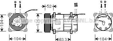 Ava Quality Cooling VO K122 - Kompresor, klima-Uređaj www.molydon.hr