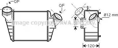 Ava Quality Cooling VW 4219 - Intercooler, hladnjak www.molydon.hr