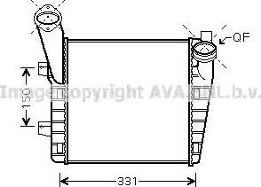 Ava Quality Cooling VW 4234 - Intercooler, hladnjak www.molydon.hr