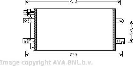 Ava Quality Cooling VW 5197 - Kondenzator, klima-Uređaj www.molydon.hr