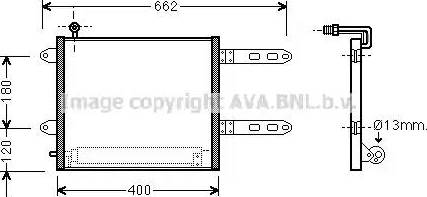 Ava Quality Cooling VW5178D - Kondenzator, klima-Uređaj www.molydon.hr