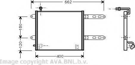 Ava Quality Cooling VW 5178 - Kondenzator, klima-Uređaj www.molydon.hr