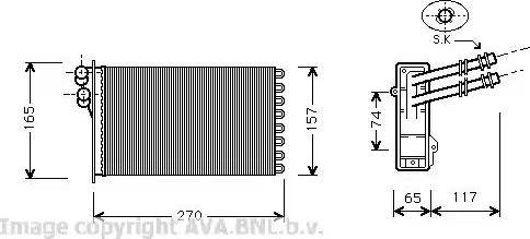 Ava Quality Cooling VW 6175 - Izmjenjivač topline, grijanje unutrasnjeg prostora www.molydon.hr