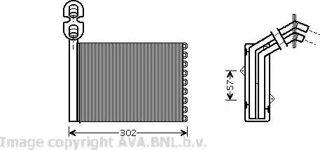 Ava Quality Cooling VW 6201 - Izmjenjivač topline, grijanje unutrasnjeg prostora www.molydon.hr