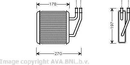 Ava Quality Cooling VW 6203 - Izmjenjivač topline, grijanje unutrasnjeg prostora www.molydon.hr