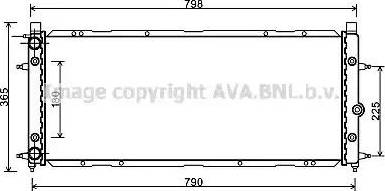 Ava Quality Cooling VW 2094 - Hladnjak, hladjenje motora www.molydon.hr