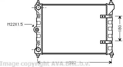 Ava Quality Cooling VW 2095 - Hladnjak, hladjenje motora www.molydon.hr